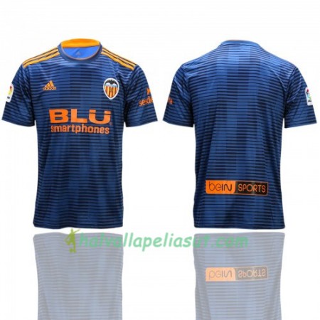 Jalkapallo Pelipaidat Valencia Vieraspaita 2018-2019 Lyhythihainen